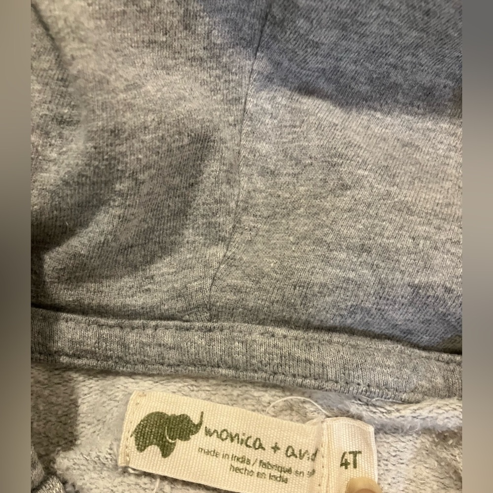 Monica and Andy Gray & Navy Preppy Zip-Up Hoodies - Picture 7 of 12